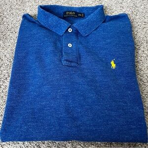 Polo by Ralph Lauren Blue Polo with Yellow Pony Logo Size XXL
